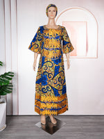 HDAfricanDress 2024 New Arrivals African Dresses For Women Wax Cloth Dashiki Bazin Ankara Traditional Clothes 1013
