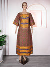 HDAfricanDress 2024 New Arrivals African Dresses For Women Wax Cloth Dashiki Bazin Ankara Traditional Clothes 1017