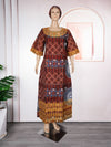 HDAfricanDress African Dresses For Women 2024 Ankara Robe Ramadan Party Gowns Dashiki Traditional Clothing 110