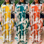 HDAfricanDress Elegant African Maxi Dresses for Women 2023 New Arrivals Print Kaftan Muslim Party Long Dress 101