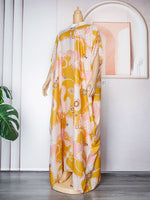 HDAfricanDress Elegant African Maxi Dresses for Women 2023 New Arrivals Print Kaftan Muslim Party Long Dress 103