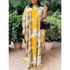 HDAfricanDress Elegant African Maxi Dresses for Women 2023 New Arrivals Print Kaftan Muslim Party Long Dress 106