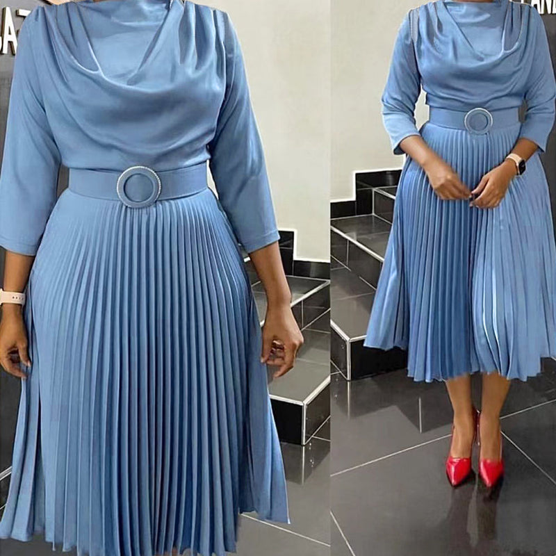 HDAfricanDress Elegant African Dress for Women Office Lady Party Slim Dashiki Ankara Outfits Robe 101