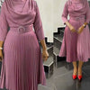 HDAfricanDress Elegant African Dress for Women Office Lady Party Slim Dashiki Ankara Outfits Robe 107