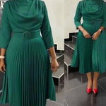 HDAfricanDress Elegant African Dress for Women Office Lady Party Slim Dashiki Ankara Outfits Robe 109