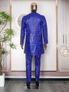 HDAfricanDress New Arrivals 2023 African Men Tradition Clothing Embroidery Top Pant 2 PCS Bazin Muslim Ramadan Dashiki 104