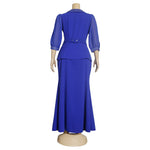 HDAfricanDress Two Piece Set Tops Skirt Suit Turkey Outfit Bubu Robe 103