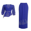 HDAfricanDress Tops Skirt Suit Women Clothing Two Piece Set Ankara Turkey Outfit 104