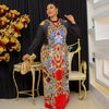 HDAfricanDress African Women Traditional Boubou Wedding Party Long Sleeve Gown Turkey 105