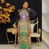 HDAfricanDress African Women Traditional Boubou Wedding Party Long Sleeve Gown Turkey 107