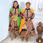 HDAfricanDress Dashiki Two Pieces Set Tops and Skirts Suits Ankara Turkey Evening Party 101