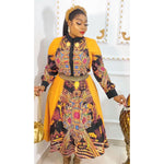 HDAfricanDress Dashiki Two Pieces Set Tops and Skirts Suits Ankara Turkey Evening Party 106