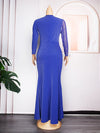 HDAfricanDress African Turkey Dresses For Women Elegant Bodycon Mermaid Boubou 103