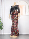 HDAfricanDress African Party Dresses For Women 2023 New Dashiki Ankara Sequin Evening Gowns Turkey 103