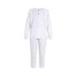 HDAfricanDress African Tradition Clothes For Kids Boys White Blue Embroidery Dashiki Robe Shirt Pant 106